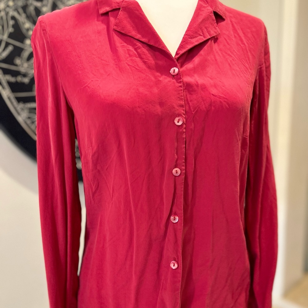 Vintage Silk Laura Ashley Silk Blouse